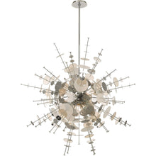 Load image into Gallery viewer, Twelve Light Dimmable Chandelier With Shades - Silver
