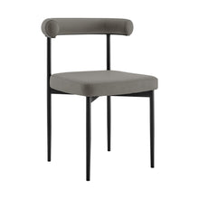 Load image into Gallery viewer, Faux Leather Open Back Dining Side Chairs (Set of 2) - Gray

