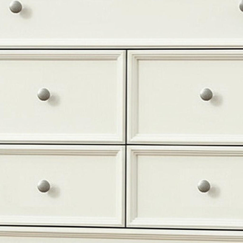Solid Wood Dresser - White