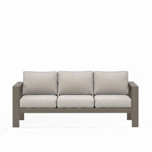 Load image into Gallery viewer, All-Weather Patio Sofa With Cushions, 3 Seat Outdoor Couch

