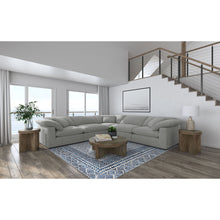 Load image into Gallery viewer, Segoura - 5 Piece Upholstered Modular Sectional With Reclined Back Pillows - Gray
