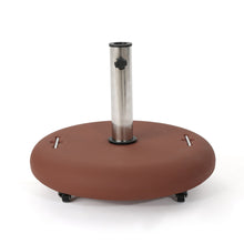 Load image into Gallery viewer, Wheelie - Round Umbrella Base With Stainless Steel Holder
