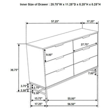 Load image into Gallery viewer, Taraval - 6 Drawer Bedroom Dresser - White
