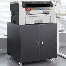 Load image into Gallery viewer, Office Furniture Copier Cabinet 2 Door Steel Copier Stand Mobile Pedestal File Printer Stand
