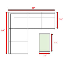 Load image into Gallery viewer, Comfortable Modern Patio Rattan Sectional Set With Cushions
