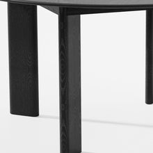 Load image into Gallery viewer, 58" Solid Wood Round Top Dining Table - Black
