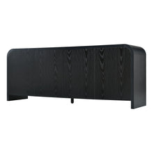 Load image into Gallery viewer, Curved Edge TV Stand With Large Cabinets
