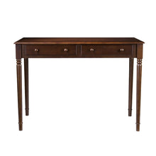 Load image into Gallery viewer, Writing Desk With Two Drawers (402018) - Brown
