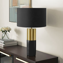Load image into Gallery viewer, Lighting, Table Lamp, Concrete, Contemporary - Black / Gold
