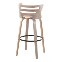 Load image into Gallery viewer, Cosini - Mid Century Modern Fixed Height, Barstool &amp; Swivel And Round Footrest (Set of 2)
