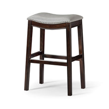 Load image into Gallery viewer, Modern Stool &amp; Nail Head Detailing
