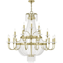 Load image into Gallery viewer, Multi Light Dimmable Chandelier With Shades - Gold

