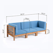 Load image into Gallery viewer, Oana - 3 Piece Sofa Set With Water Resistant Cushions
