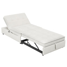 Load image into Gallery viewer, 4 In 1 Sofa Bed, Multi Function Folding Ottoman Bed With Storage Pocket And USB Port For Small Room Apartment
