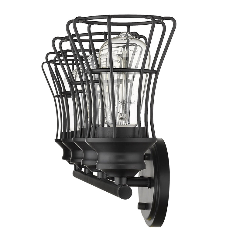 Piers 4-Light Vanity - Matte Black