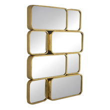 Load image into Gallery viewer, 32" Iron Framed Accent Mirror - Gold
