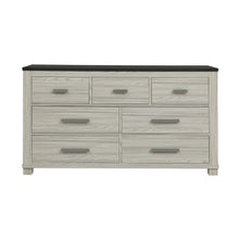 Load image into Gallery viewer, Augusta - Dresser, 7 Spacious Drawers, Block Feet - Beige Brown
