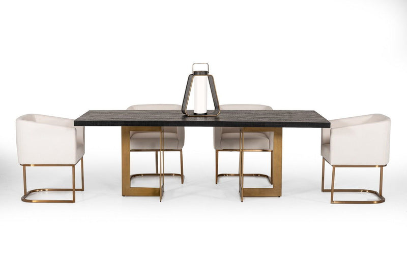 87" Rectangular Dining Table - Black