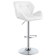 Load image into Gallery viewer, Kerwin - Upholstered Adjustable Bar Stool (Set of 2) - White
