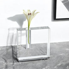 Load image into Gallery viewer, Square Free Bud Vase - Clear
