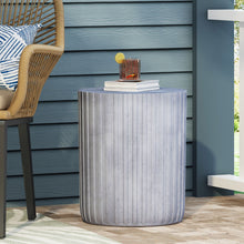 Load image into Gallery viewer, End Table, Outdoor - Light Blue
