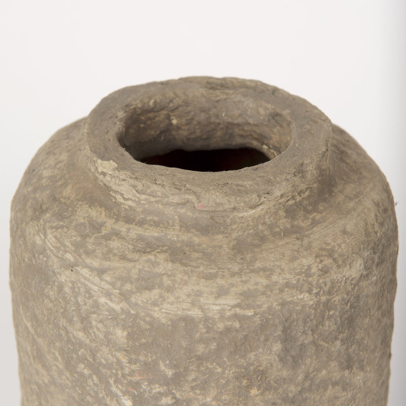 Mache Table Vase (729948) - Gray
