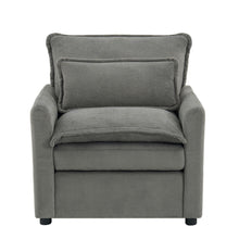 Load image into Gallery viewer, Modern Single Seat Accent Chair With Side Storage Pockets
