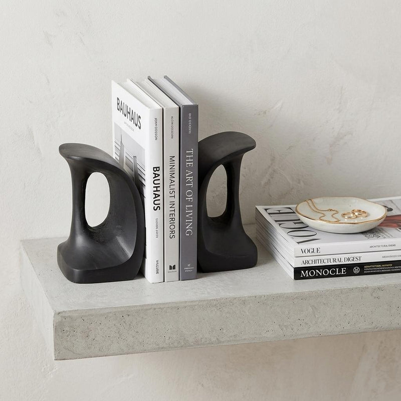 Decorative Bookends (Set of 2) - Black