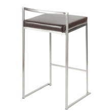 Load image into Gallery viewer, Fuji - Contemporary, Stackable Elegant Counter Stool (Set of 2)
