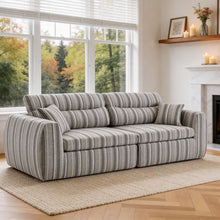 Load image into Gallery viewer, 3 Seater, Couch With Throw Pillows For Living Room
