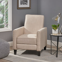 Load image into Gallery viewer, Upholstered Push Back Recliner Chair For Living Room
