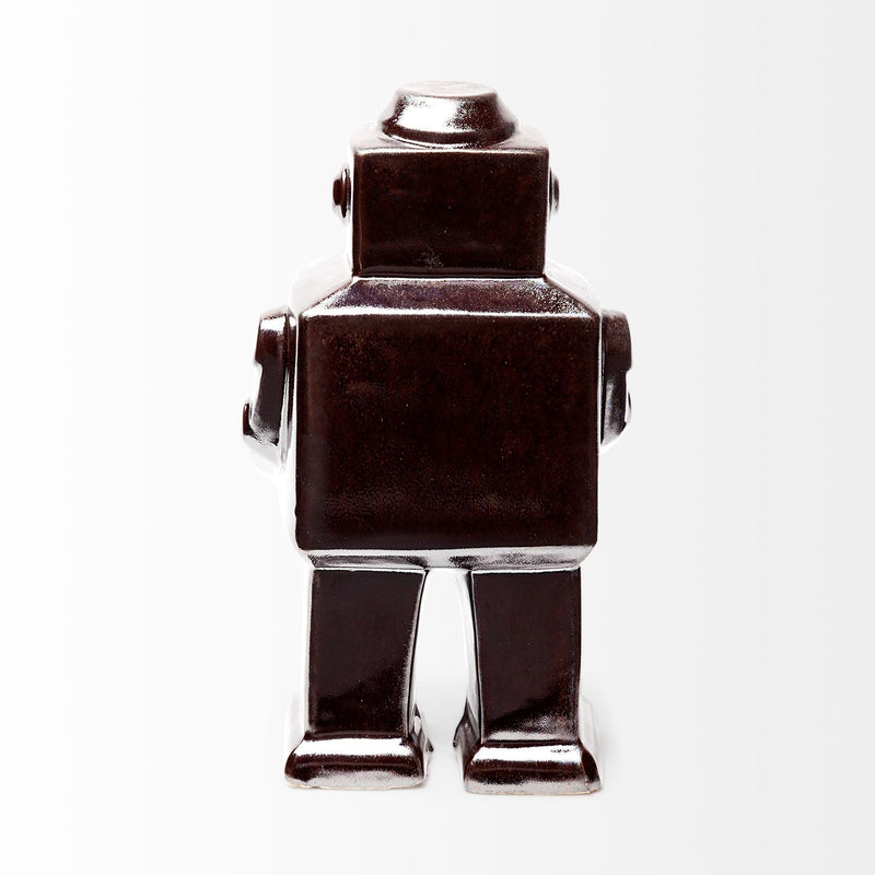 Robot Shaped Sculpture - Silver