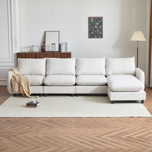 Load image into Gallery viewer, Oversize Modular Free Combination Sectional Sofa Couch With Ottoman For Living Room
