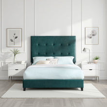 Load image into Gallery viewer, Tufted Upholstered Headboard Platform Bed
