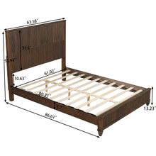 Load image into Gallery viewer, Platform Bed Frame &amp; Tall Headboard
