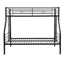 Load image into Gallery viewer, Twin Over Full Bunk Bed With Large Under-Bed Storage - Black
