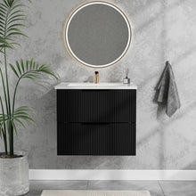 Load image into Gallery viewer, Modern Wall Mounted Floating Bathroom Vanity With Sink And Drawers

