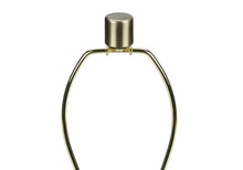 Load image into Gallery viewer, 24" Cream Geometric Table Lamp With Cream Drum Shade
