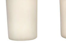 Load image into Gallery viewer, 25" Cream Geometric Table Lamp With Beige Empire Shade
