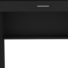 Load image into Gallery viewer, 32" Black Wood Computer Desk With Drawer
