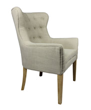 Load image into Gallery viewer, Natural Tufted Arm Chair - Taupe
