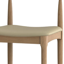 Load image into Gallery viewer, Solid Wood Dining Parsons Chairs (Set of 2) - Cream / Natural
