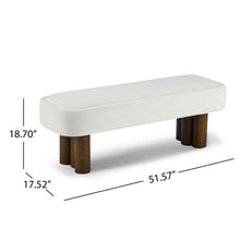 Load image into Gallery viewer, Indoor Upholstered Dining Bench
