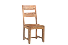 Load image into Gallery viewer, Mid - Century Solid Wood Ladder Back Dining Side Chairs (Set of 2) - Brown
