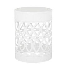Load image into Gallery viewer, Outdoor Metal Large End Table, Modern Design

