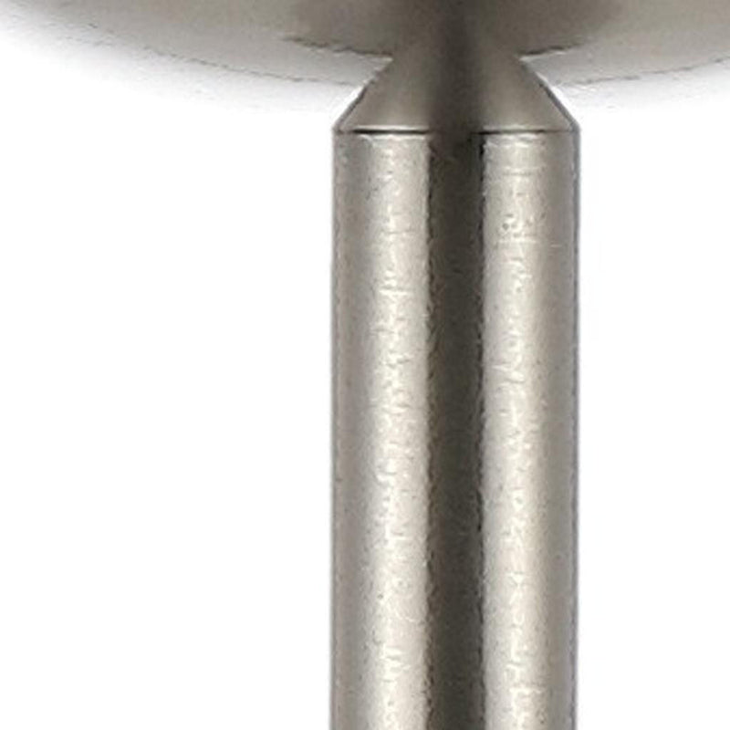 USB Table Lamp With Empire Shade - Nickel