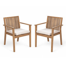 Load image into Gallery viewer, Patio Dining Chair, Comfortable Waterproof Seating (Set of 2)

