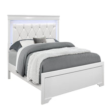 Load image into Gallery viewer, Shaker - Bed With LED Lighting And Crystal Inspired Tufted Headboard
