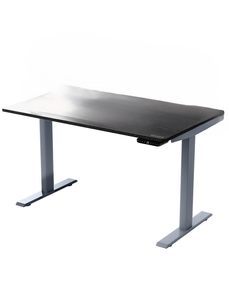 30" Adjustable Stainless Steel Standing Desk - Black And Gray