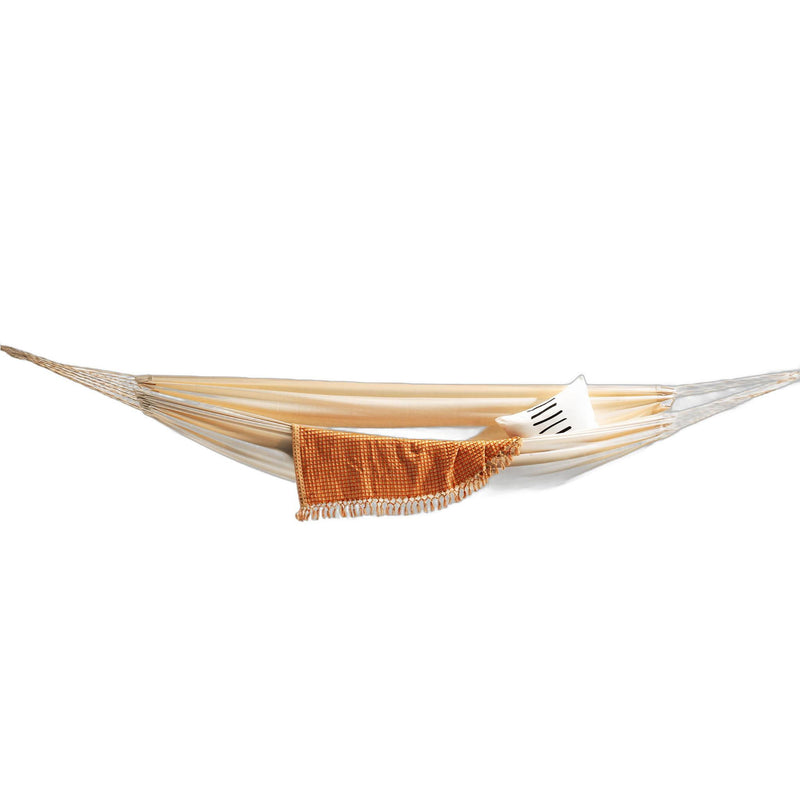 Single Spreader Bar Hammock - Ivory